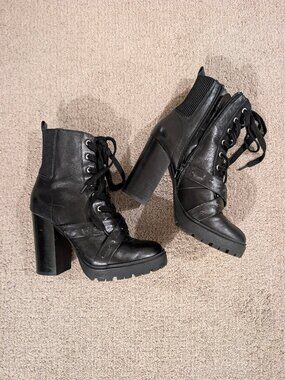 Steve Madden Latch-R Heeled Combat Boot